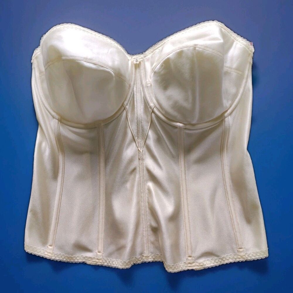 Dominique Colett Corset 38F Longline Bra Underwire Comfort Support New